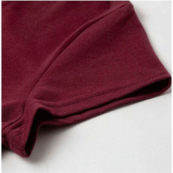 Casual Short Sleeve Surplice V Neck Faux Wrap T-Shirt Swing Dress SIZE L NWT - Picture 5 of 16